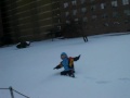 ELI is making snow ANGEL Dec 2009