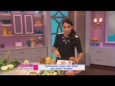 Bethenny's 'Use What You Have' Recipes: Shrimp Pesto Pasta