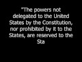 Nullification Powers of The 10th Amendment