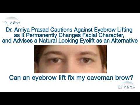 Why a Brow Lift Can Alter Facial Character, and Alternatives to Open Up the Eyes