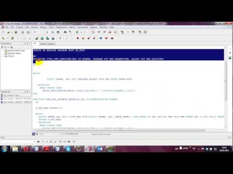 how to create a package in pl sql with example