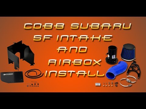 COBB Subaru SF Intake/Airbox Install Video