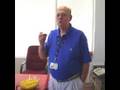 John Pelling Eats Cucumber Sandwich