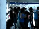 Marcos e Johana dançando forró no SESC