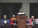 Barbara Ehrenreich addressing Havorford Graduating class of