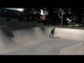 41 year old man skateboarding. Backside air