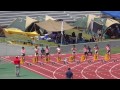 2015 岩手県民体育大会 8部100m決勝 盛岡南高
