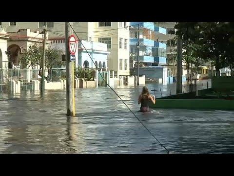 Kuba: Katastrophale berschwemmung in Havanna