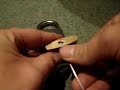 How to pick lock a padlock