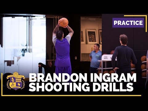 Video: NBA Rising Star Brandon Ingram Getting Shots Up AFTER Practice