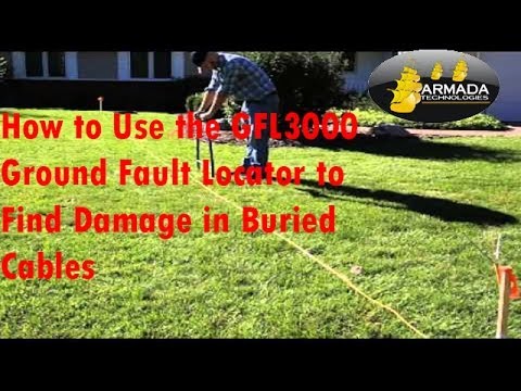 how to locate underground cable fault