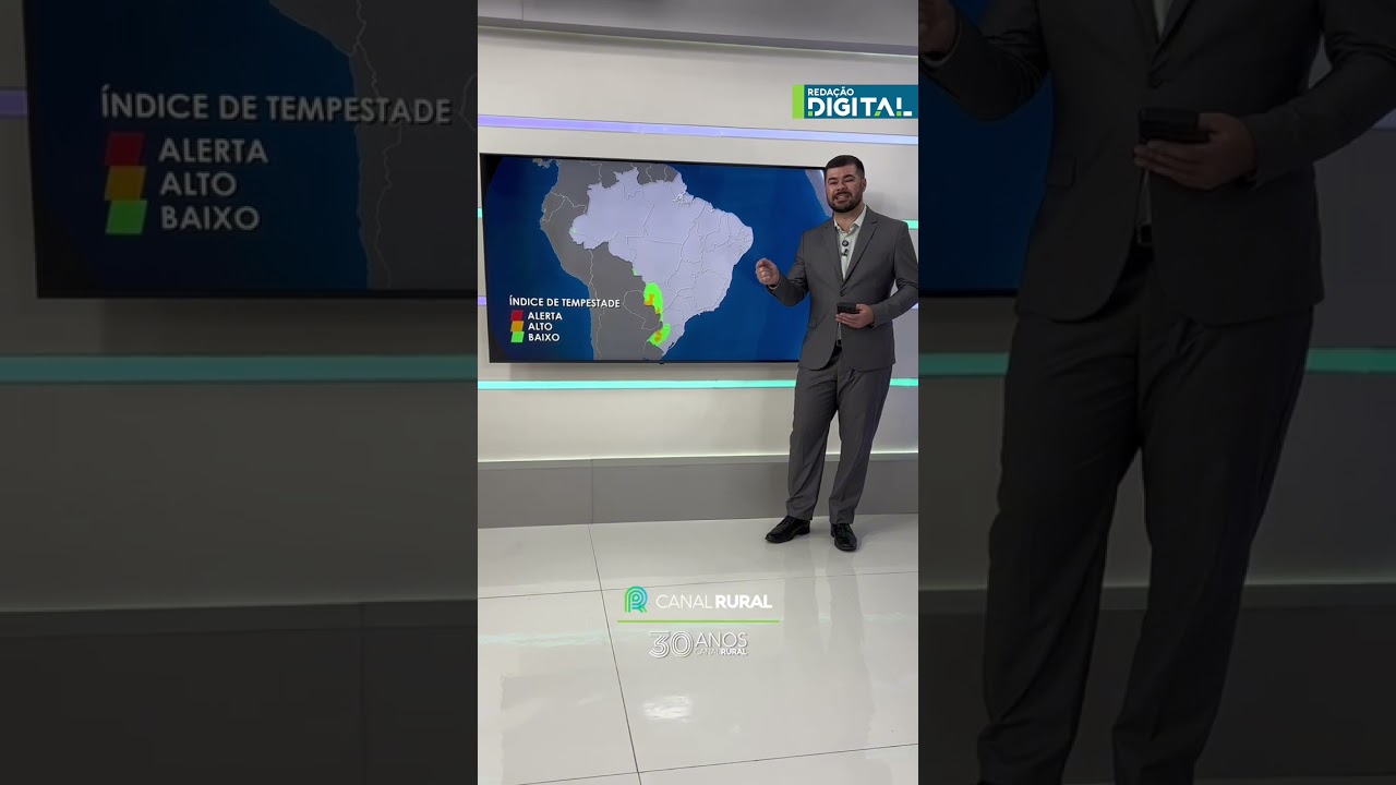 Baixa pressão traz risco de granizo e ventania | Previsão do tempo