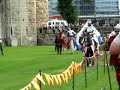 philipped willaume (at left) and graham turner (at right) smash it up at the tower of london, september 1st, 2007. this was part of the 