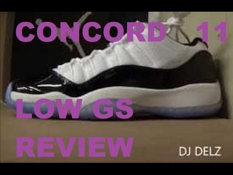 2014 Air Jordan 11 Concord Low XI GS Sneaker Review W/ @DjDelz Dj Delz