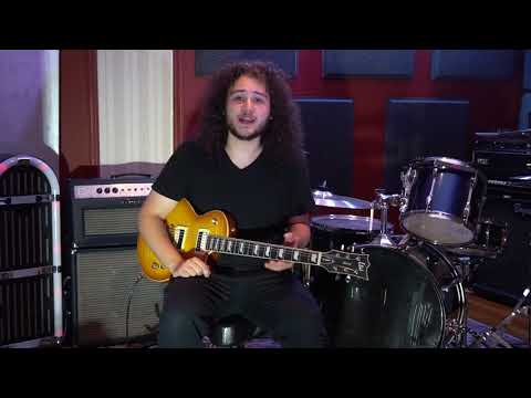 Michael Rubin of King Falcon & ESP Guitars tutorial video session "Major Scale Arpeggios"