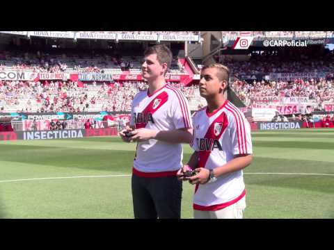 Los River Players recrearon goles histricos de River a Boca