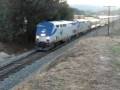 Amtrak #14 meets UP 4822 South @ Templeton [HQ]