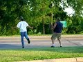 Grygla kids b-bopping in Theif River Falls