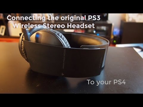 how to sync headset to ps4