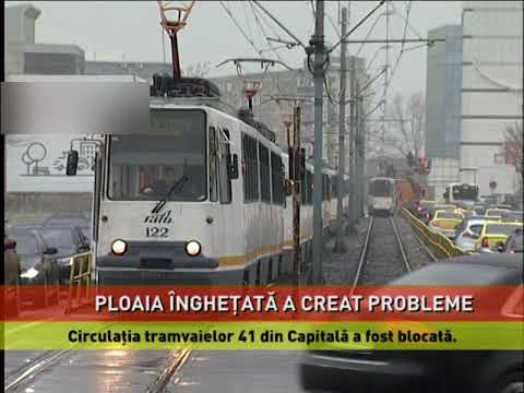 Ploaia înghețată a afectat traficul