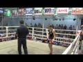 Claire (Tiger Muay Thai) scores a 1st round TKO at Bangla Stadium