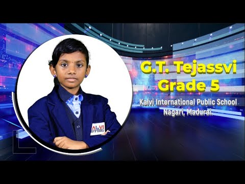 Kalvi Talks | Season 4 | G.T. Tejassvi - Grade 5 | The Power of Unsung Heroes | Kalvi Schools