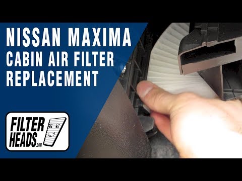 Cabin air filter replacement- Nissan Maxima