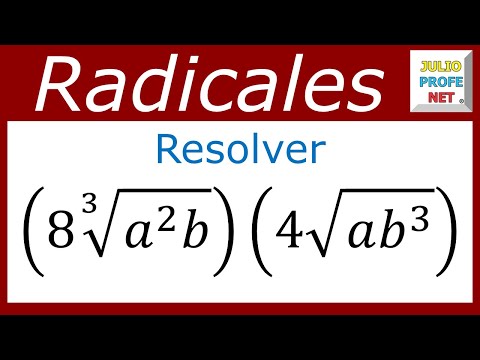 raíces con diferentes índices - Suscríbete a Julioprofe aquí: http://bit.ly/R44EYJ Julio Rios explica cómo multiplicar radicales de diferente índice. Blog: http://www.julioprofe.net Página ...
