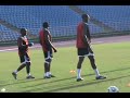 Warriors warm up on Tuesday before leaving for Guatemala