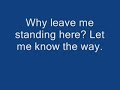 The Long And Winding Road- The Beatles + lyrics