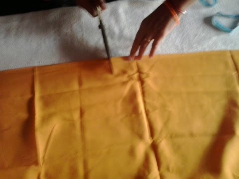 Blouse - In this video you'll see simple blouse cutting. in this video has been taught in a very simple manner. You'll learn easily.