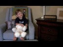 Nolan and Fluffy the Bear