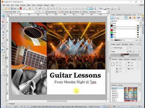 Make Simple Flyer in PagePlus x9