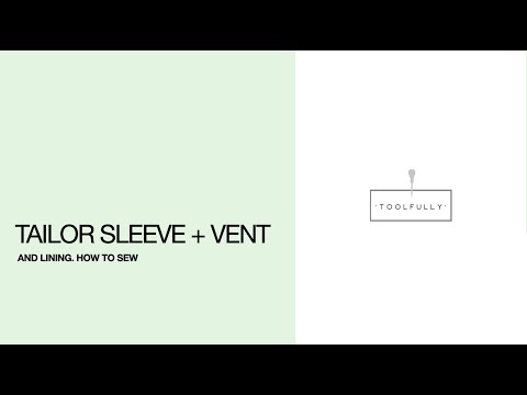 how to make a sleeve vent