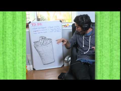 A forma mais preguiçosa de ir deitar fora o lixo