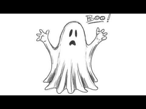 how to draw ghost