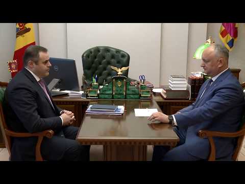 Президент Республики Молдова провел встречу с председателем правления  АО «Молдовагаз»