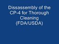 Disassembly of CP-4 for Cleaning