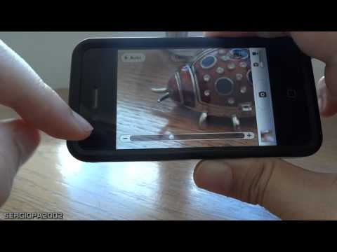 how to zoom in on iphone camera