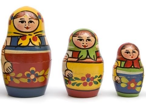 Russische Puppen - Worte der Welt