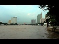 Boats on the Chao Phraya River, Bangkok; Thailand