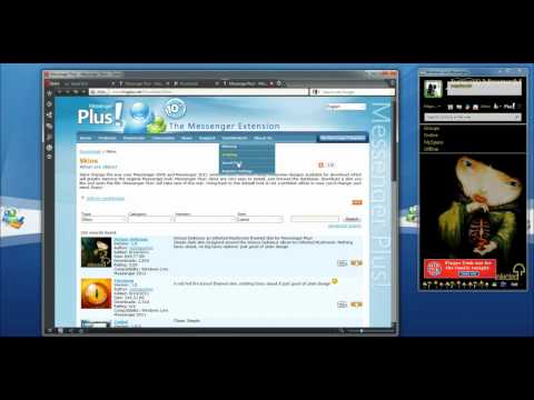 Video 1 de Messenger Plus: Pon un skin a tu Windows Live Messenger