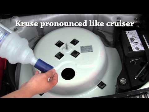 How to replace Adblue DEF diesel exhaust fluid to VW Touareg TDI or clean up a spill