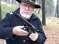 A demonstration of a Colt army revolver.