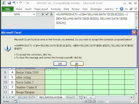 Excel Magic Trick #507: Fix Bad Data So We Can Add With Two Criteria & Make Summary Report
