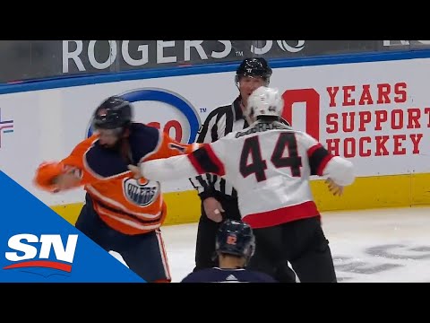 Erik Gudbranson & Jujhar Khaira Exchange Blows In Lenghty Tilt
