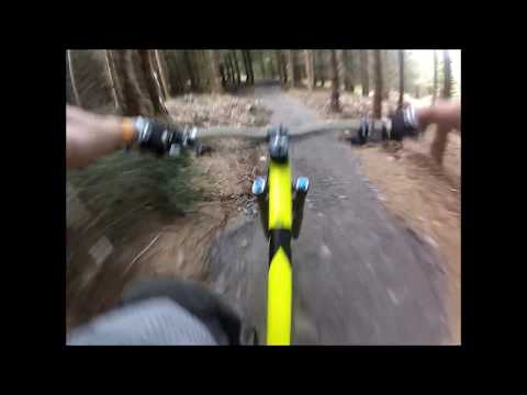 Bikepark wales, Melted welly, first run