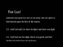 Fiat Lux! [lies are necessary]