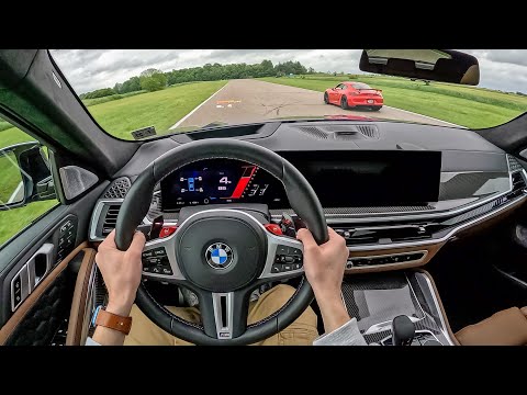 2024 BMW X6M Competition - POV Track Drive (Gingerman Raceway)