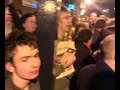Nottingham Forest supporters at Rotherham station. Nottingham Forest supporters at Rotherham station.